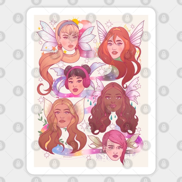 Winx Fairies Magnet by chiaraLBart